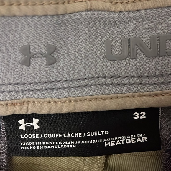 Under Armour Khaki Golf Shorts - Picture 2 of 7